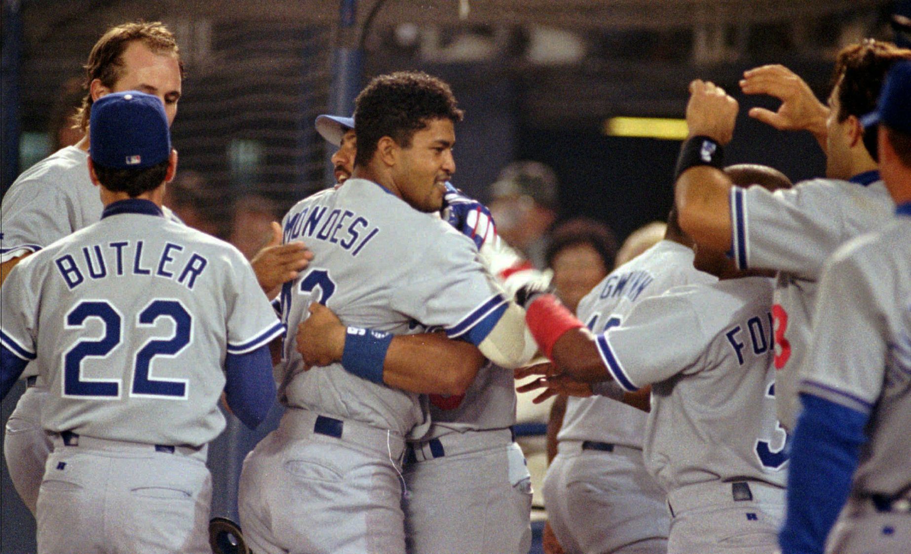 Raul Mondesi goes yard